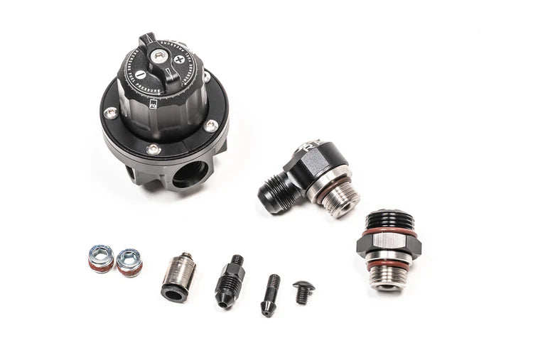 Radium Engineering 8AN ORB Direct Mount Regulator-Rotating Assembly (DMR-RA) - Black - 20-1623-00